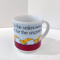 Vintage We The Unwilling Frank Sinatra Quote Mug, Coworker Gift