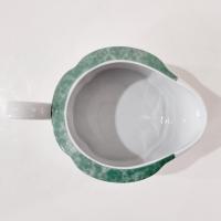 Vintage Villeroy and Boch Switch 3 Country Collection Gravy Pitcher with Blue Bird Lid, German Porcelain Gravy Boat