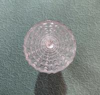 Vintage Star Cut Crystal Flower Vase, 8 Inch Lead Crystal Footed Vase made by Fostoria for Princess House