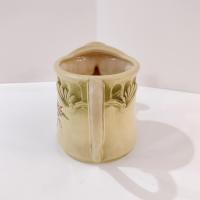 Vintage Hand Painted Watering Can Planter Pot, Small Succulent Pot