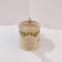 Vintage Hand Painted Watering Can Planter Pot, Small Succulent Pot