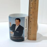 Vintage Lawrence Welk Ceramic Coffee Mug, Wunnerful Welk History Mug