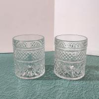 Vintage Wexford 8 Ounce Whiskey Rocks Glasses, Retro Lowball Glasses, Set of Two