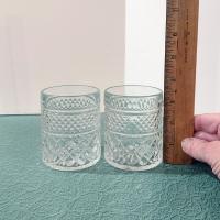 Vintage Wexford 8 Ounce Whiskey Rocks Glasses, Retro Lowball Glasses, Set of Two