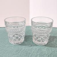 Vintage Anchor Hocking Wexford Old Fashioned Lowball Whiskey Glasses, Set of Two