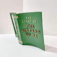 Vintage Wizard of Oz Storybook 3 D Picture Frame, 3 1/2" x 5" Photo Frame, Children's Room Decor