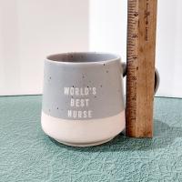 Vintage World's Best Nurse Ceramic Coffee Tea Mug, Nurse Gift