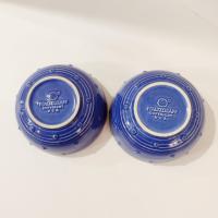 Vintage Pfaltzgraff Wyngate Blue Cereal Soup Bowls, Set of Two