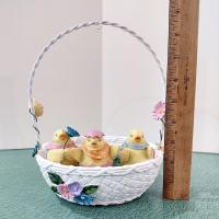 Vintage Yankee Candle Easter Basket Chicks Votive Holder, Tart Warmer