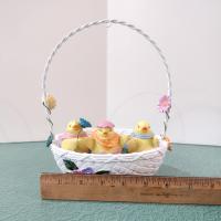 Vintage Yankee Candle Easter Basket Chicks Votive Holder, Tart Warmer