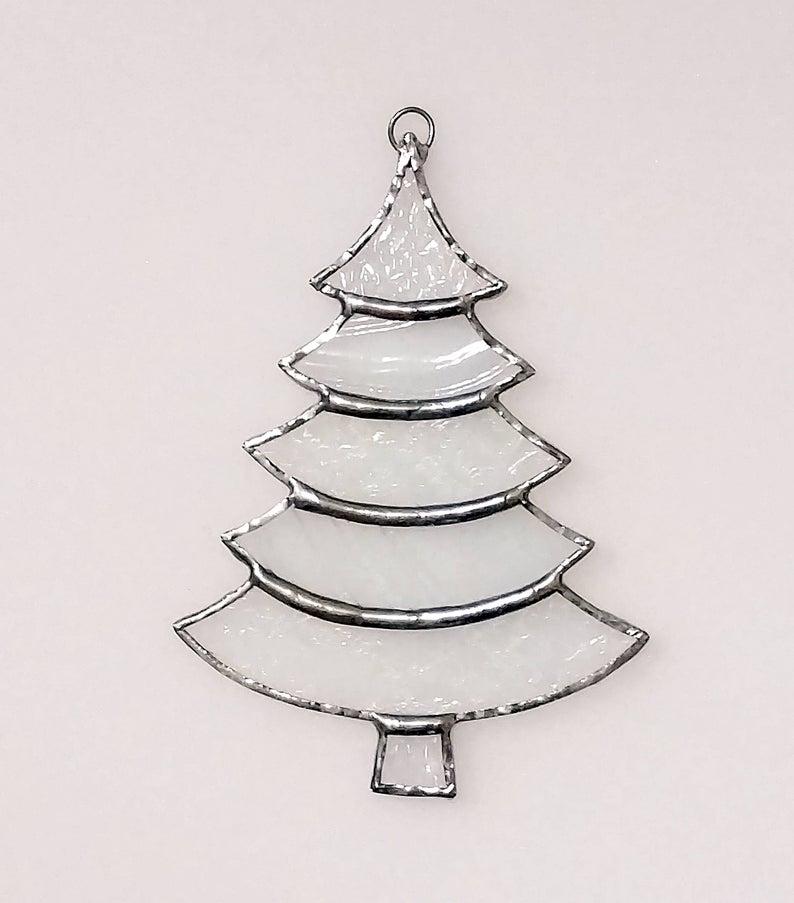 Christmas Tree Suncatcher, Clear