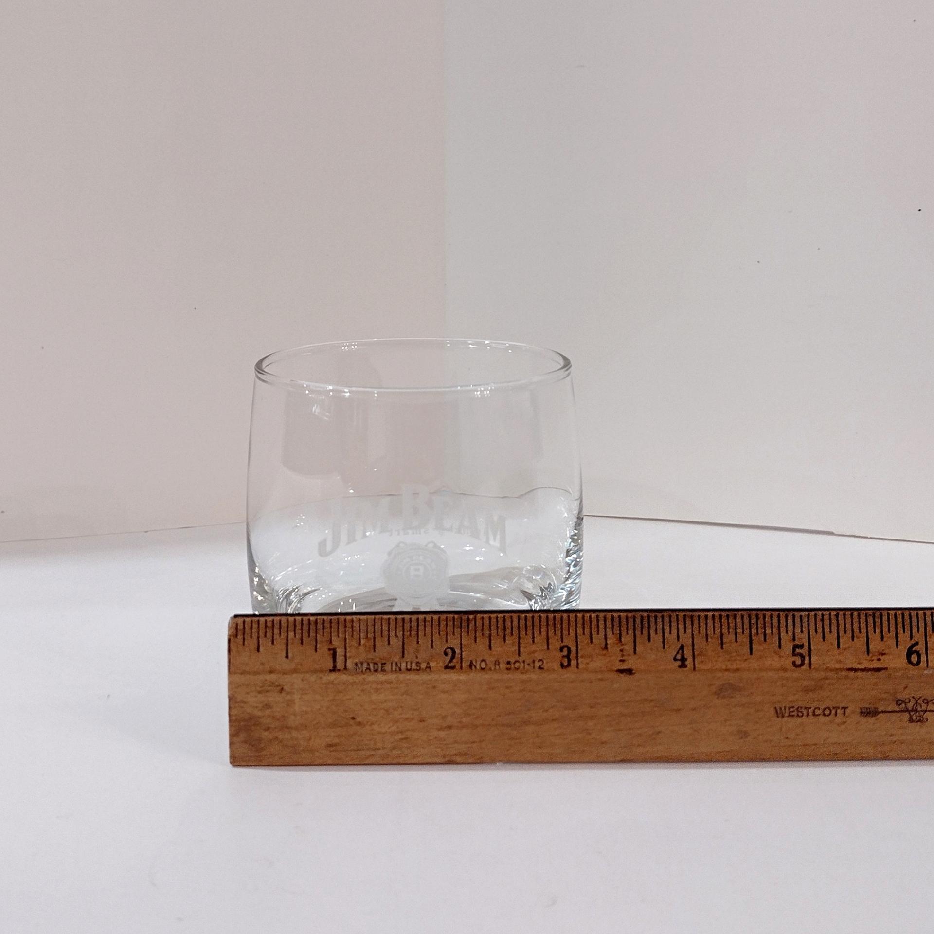 Vintage Jim Beam Black Rocks Whiskey Glasses, Set of Two
