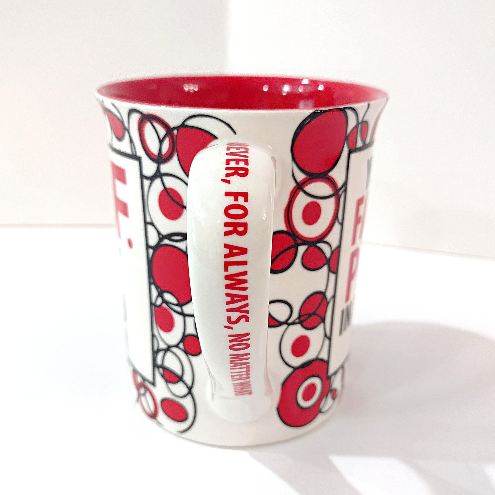 Vintage BFF Best Friends Forever Oversized Ceramic Coffee Tea Mug, Laurie Veasey Our Name Is Mud Mug