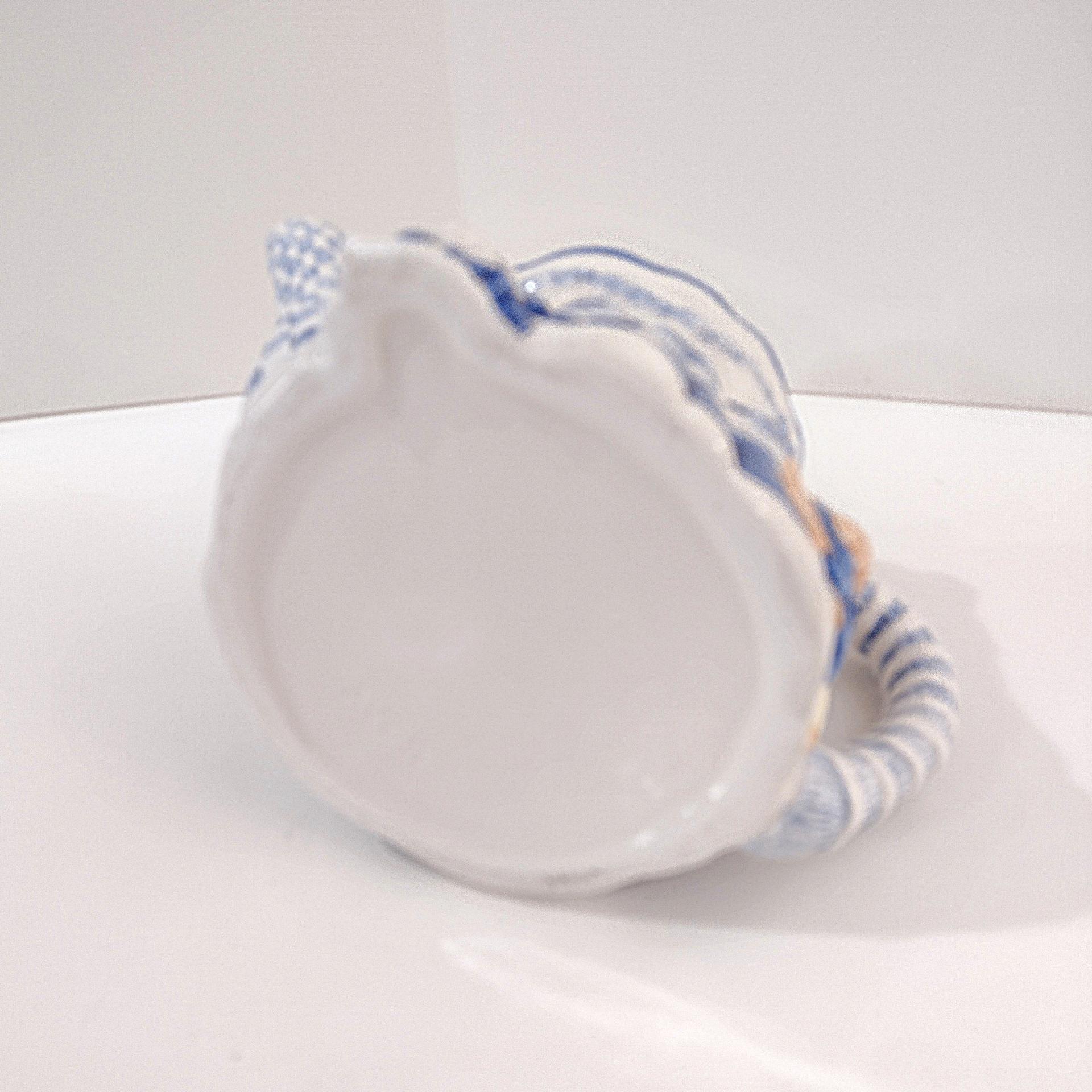 Vintage 1997 Avon Blue Rose Collection Kitty Cat Teapot, Cat Lover Gift