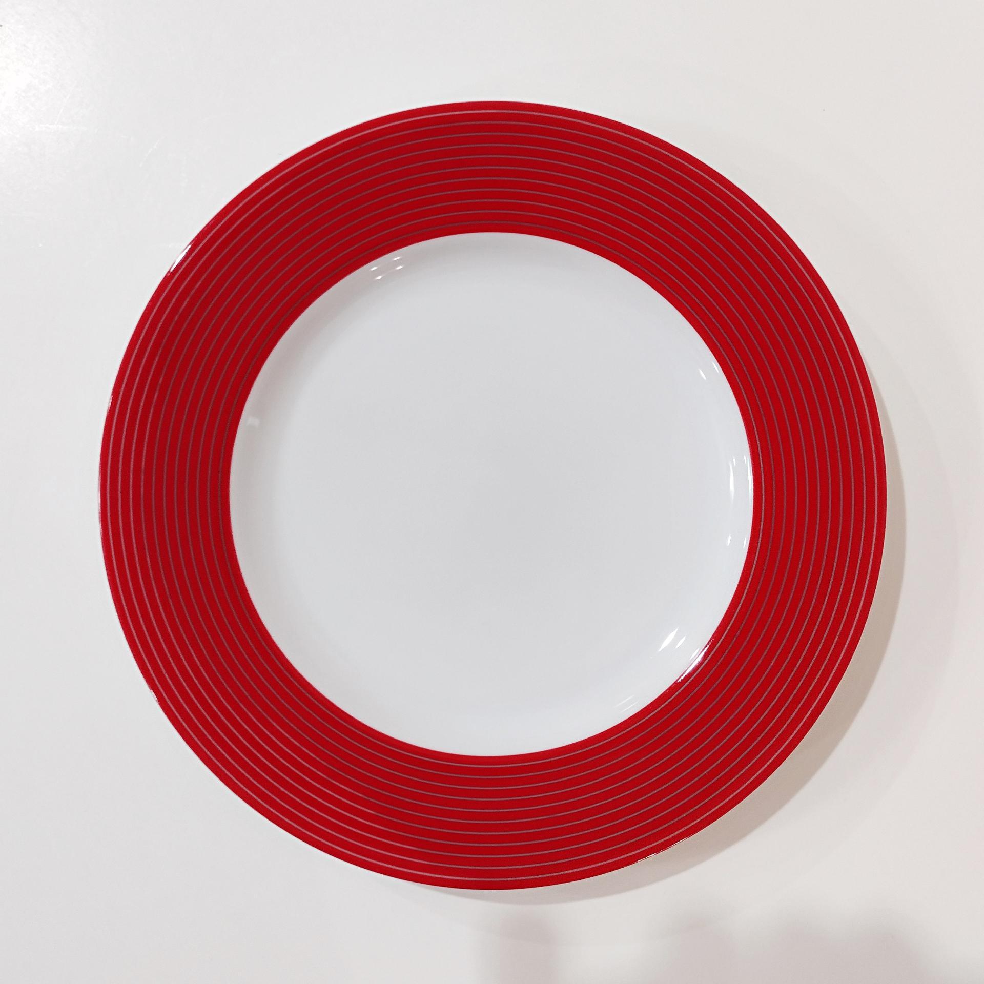 Mikasa Fine China Cheers Plates, Set of Four, Appetizer Salad Sandwich 8 Inch Plates