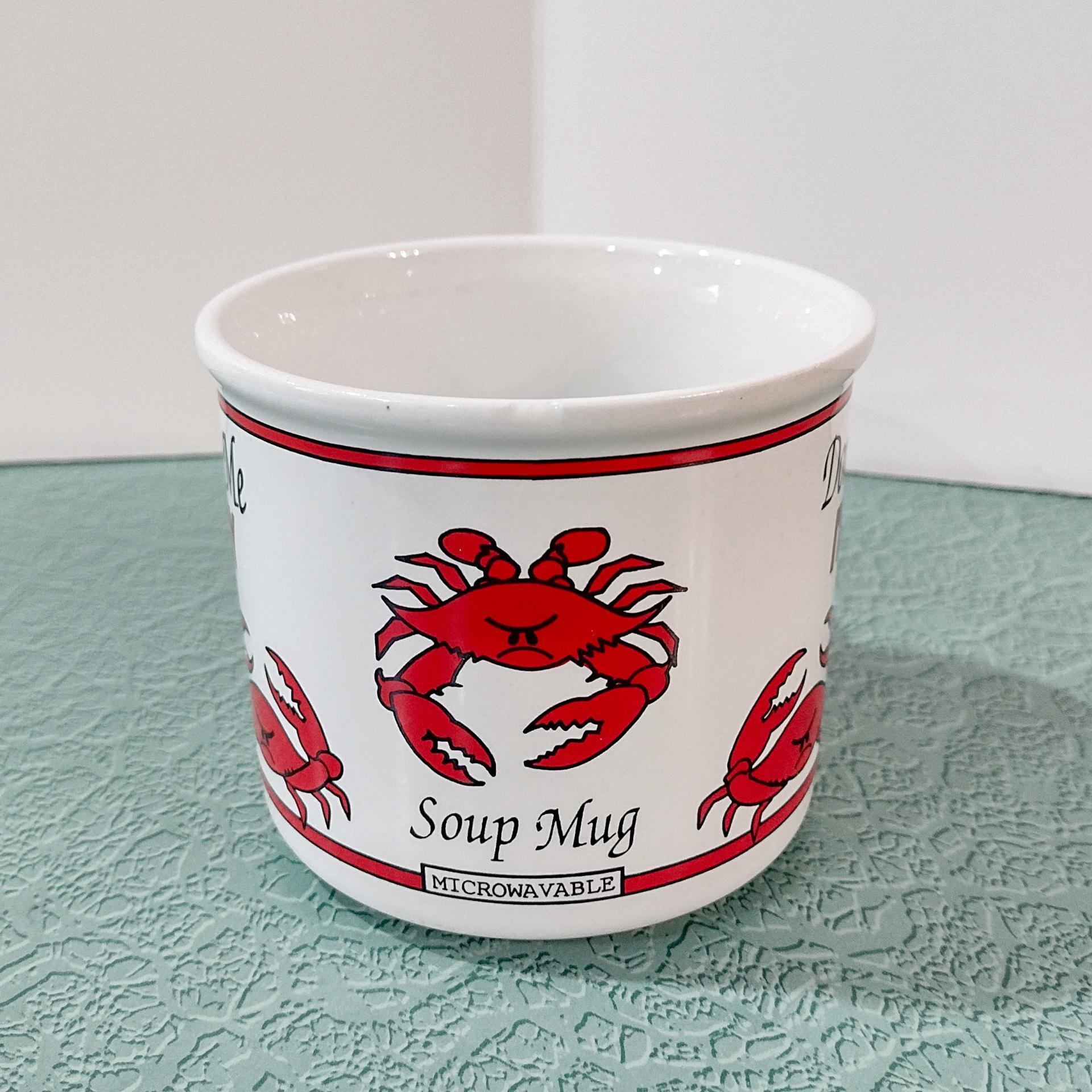 Vintage Don't Bother Me I'm Crabby Ceramic Coffee Tea Mug