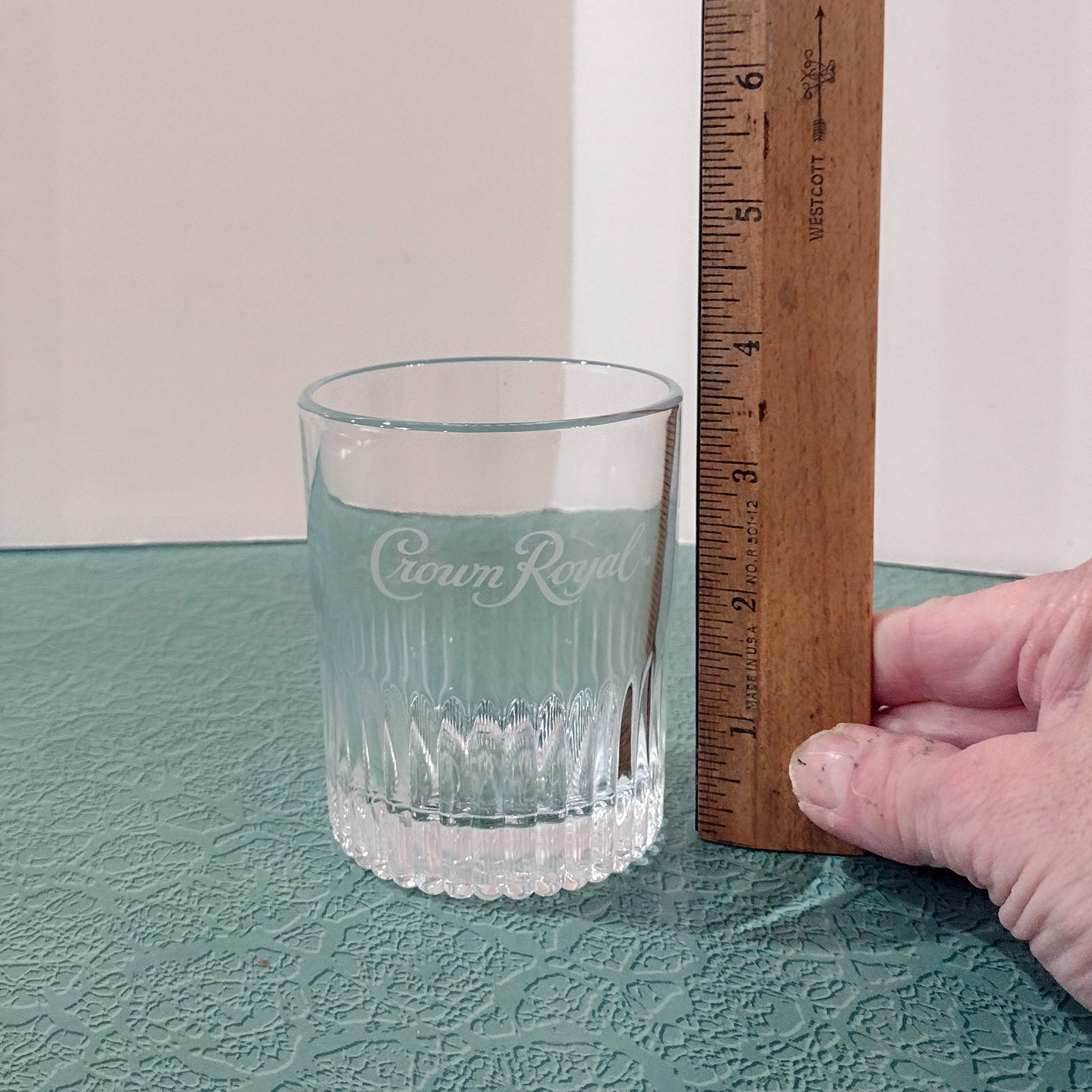 Vintage Crown Royal Whiskey Rocks Glasses, Set of Two