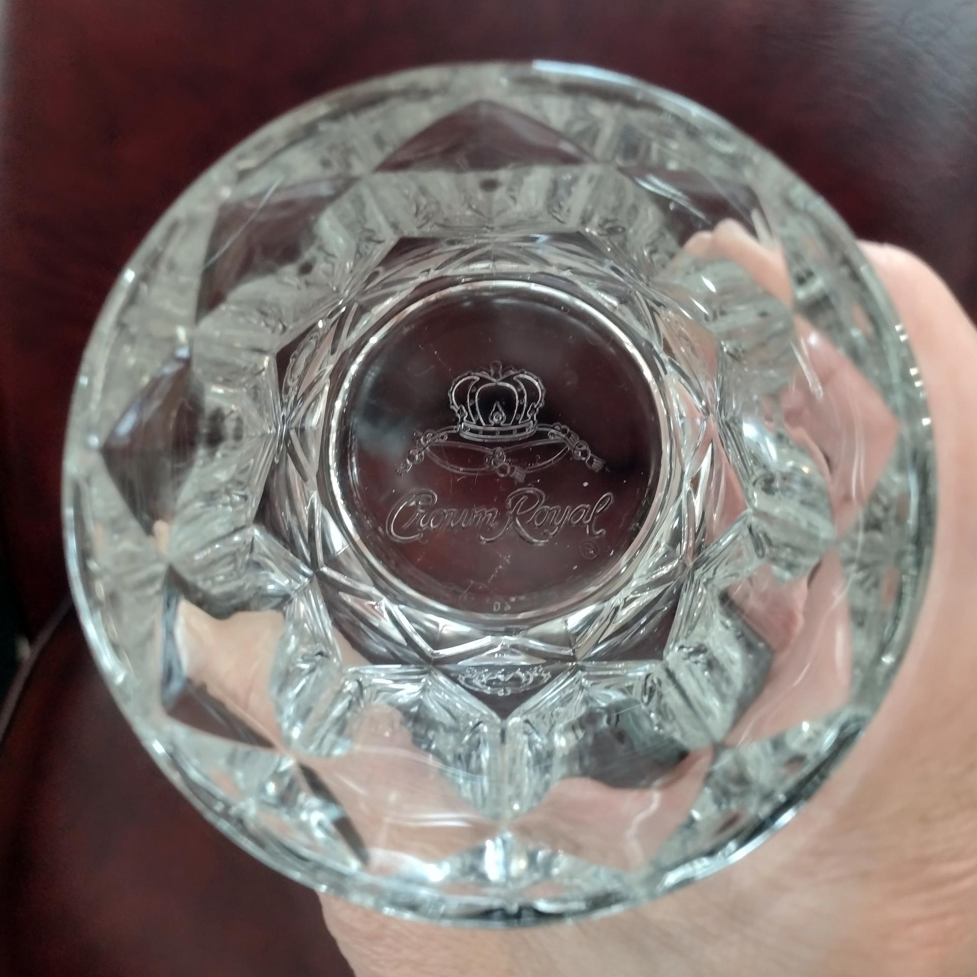 Vintage Crown Royal and Disaronno Whiskey Rocks Glasses, Set of Three, Collectible Logo Lowball Glasses