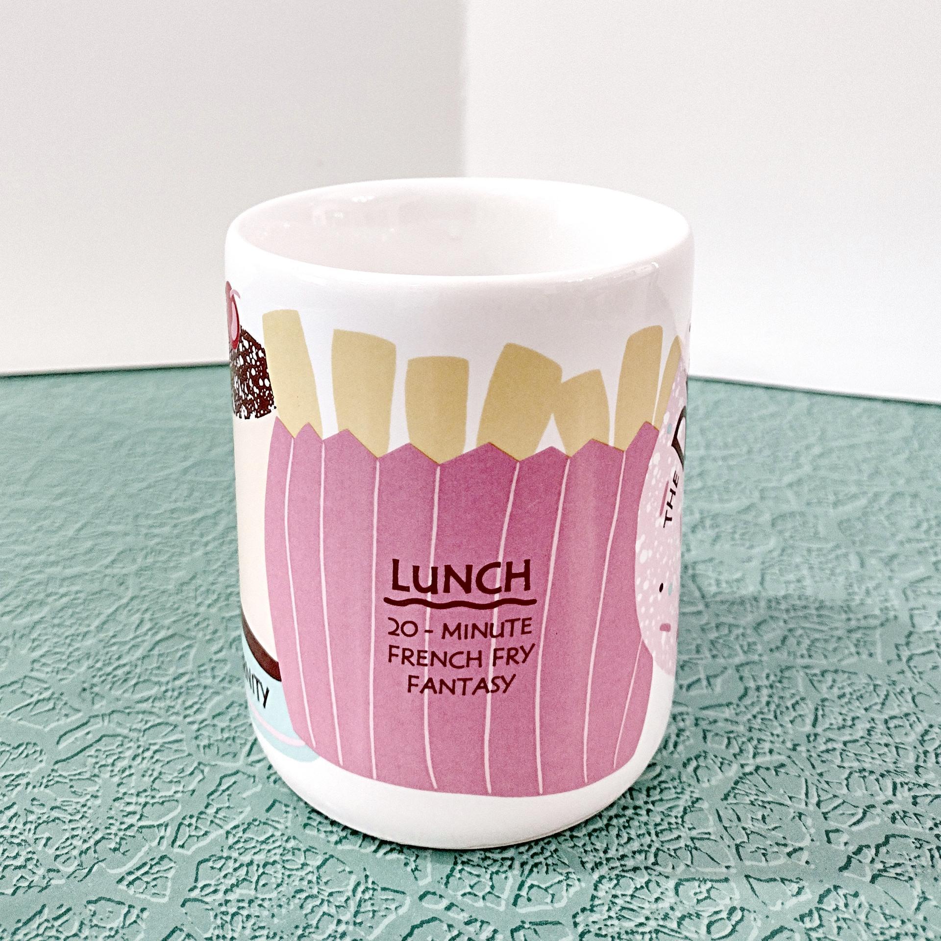 Vintage The Diet From Hell Ceramic Coffee Mug, Dieter Gift, Funny Humorous Mug