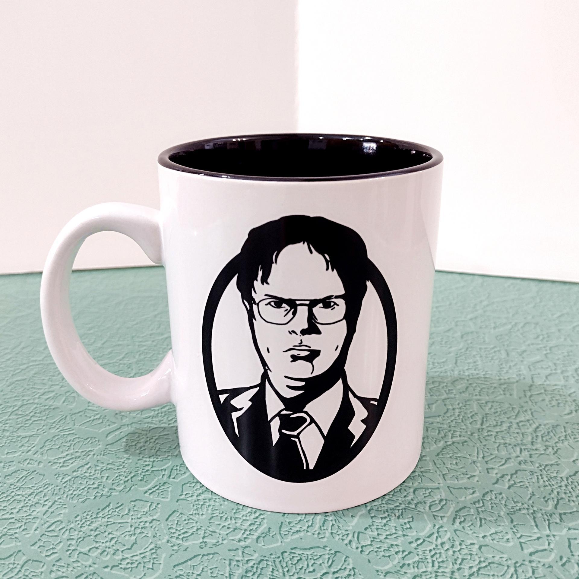 Vintage Dwight Schrute Dunder Mifflin The Office Ceramic Coffee Mug