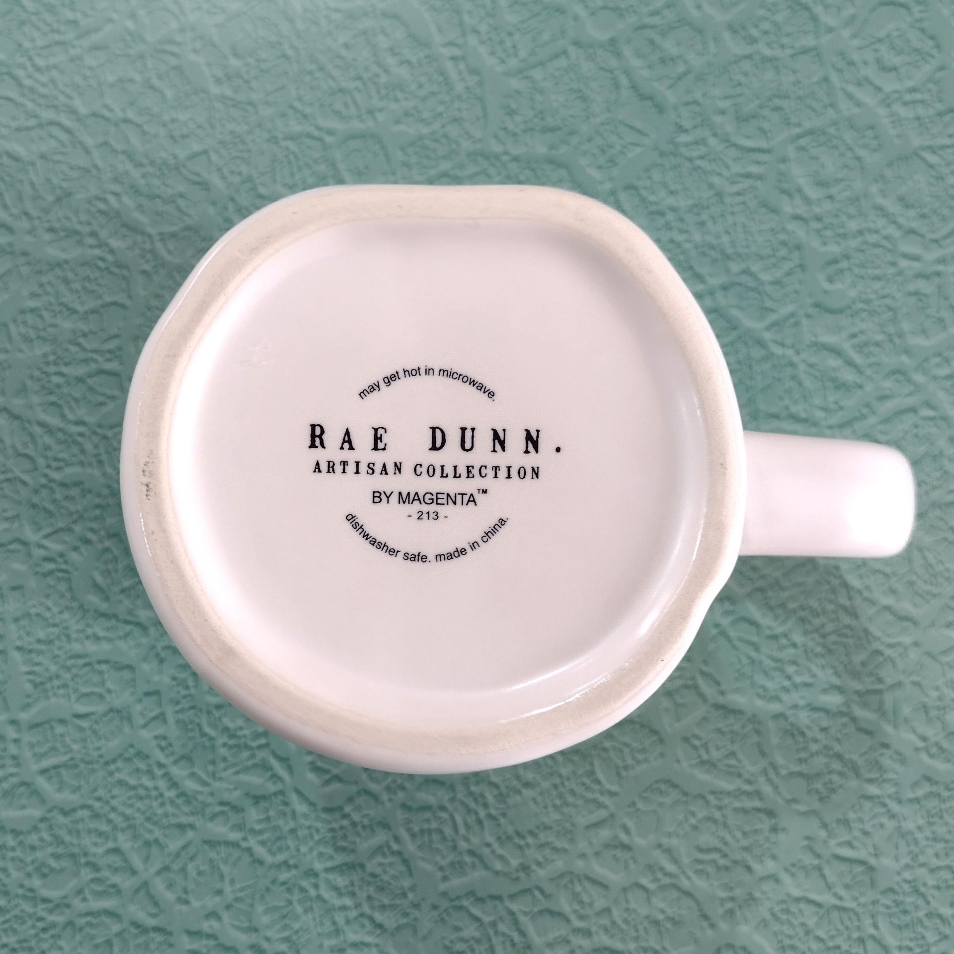 Vintage Rae Dunn Peace Nativity Scene Oversized Coffee Tea Mug, Holiday Christmas Mug