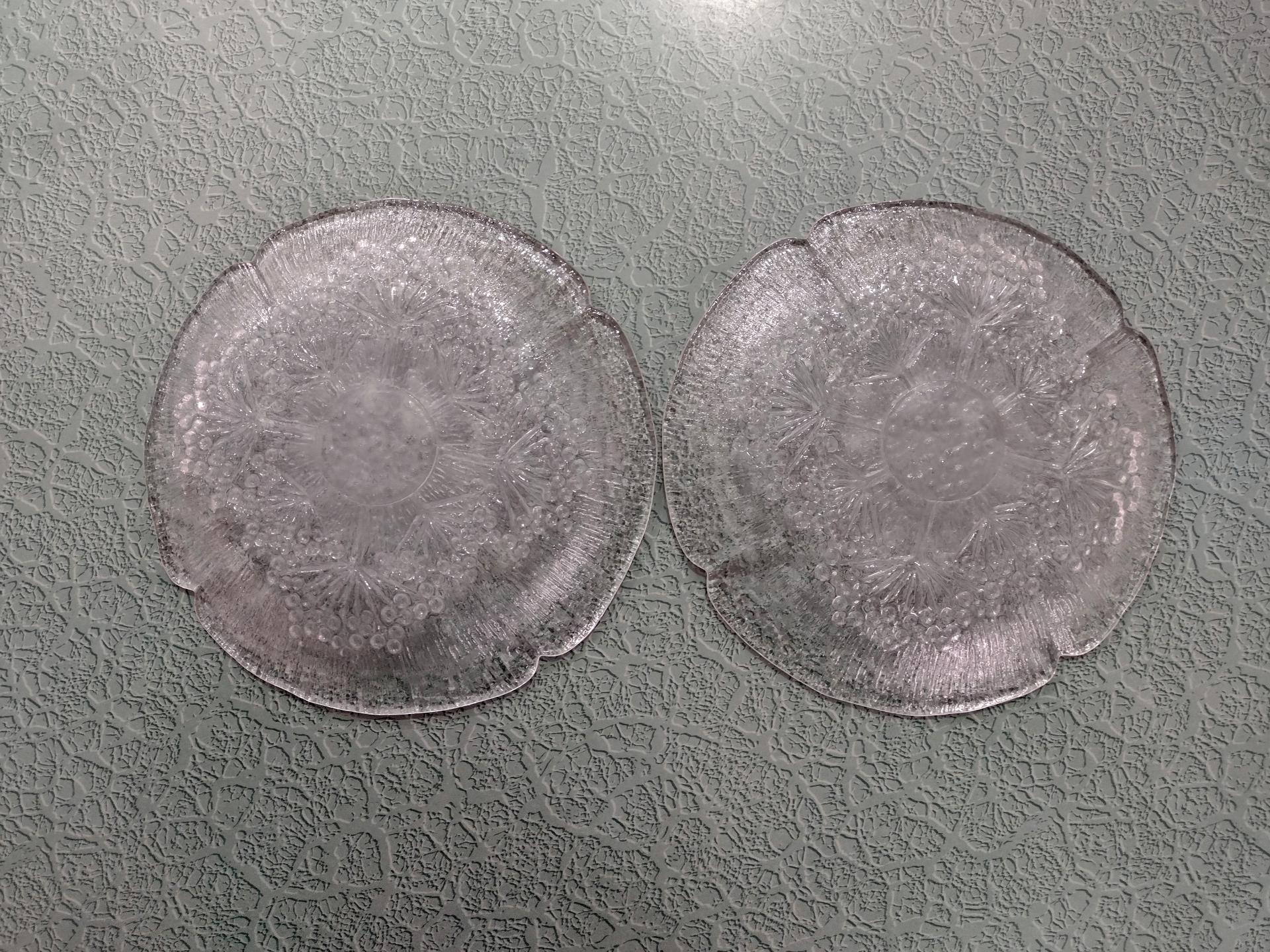 Vintage Dansk Floriform Cow Parsley 7 5/8" Plates, Set of Two