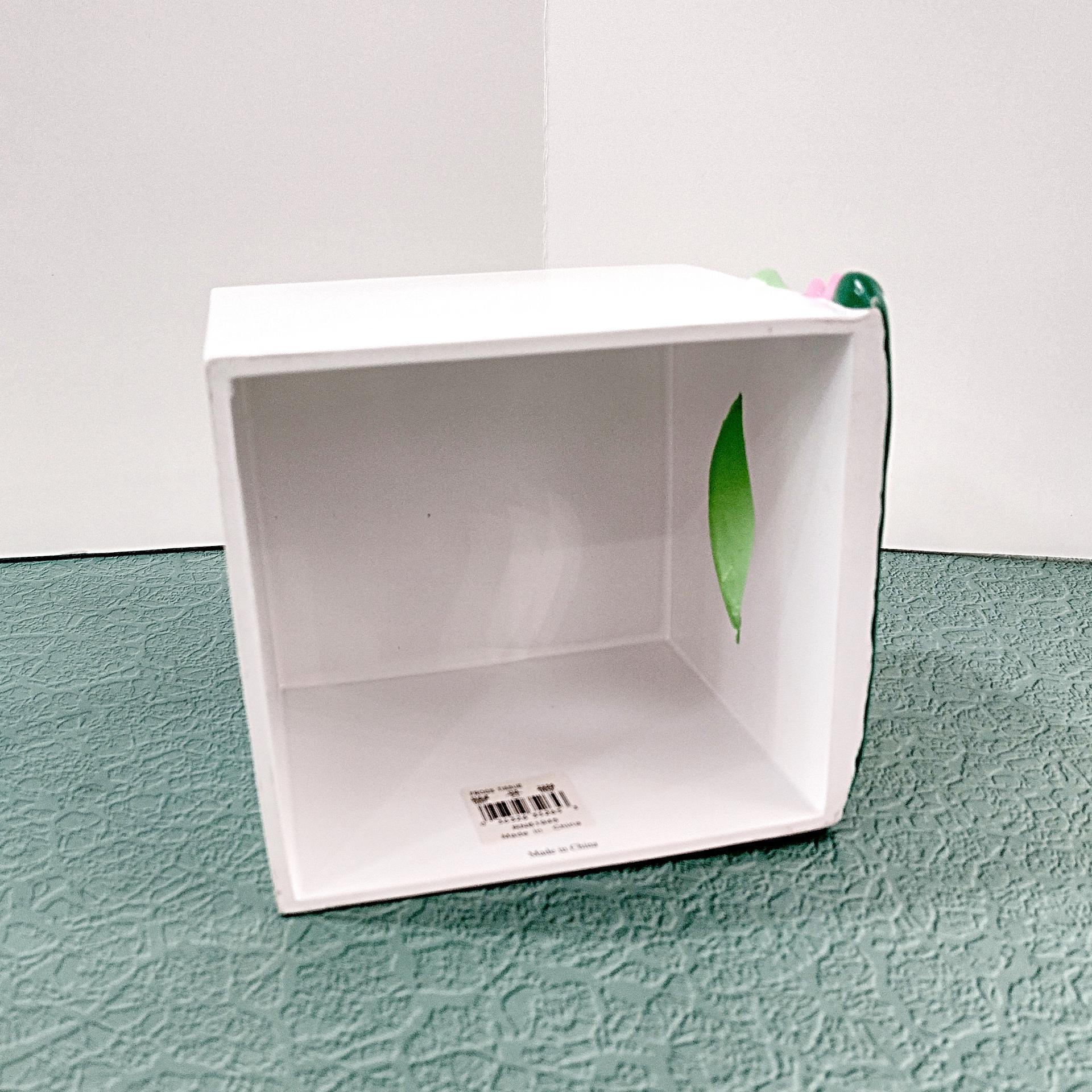 Vintage Green Frog Tissue Box Holder Dispenser, Spring Kleenex Box Cover