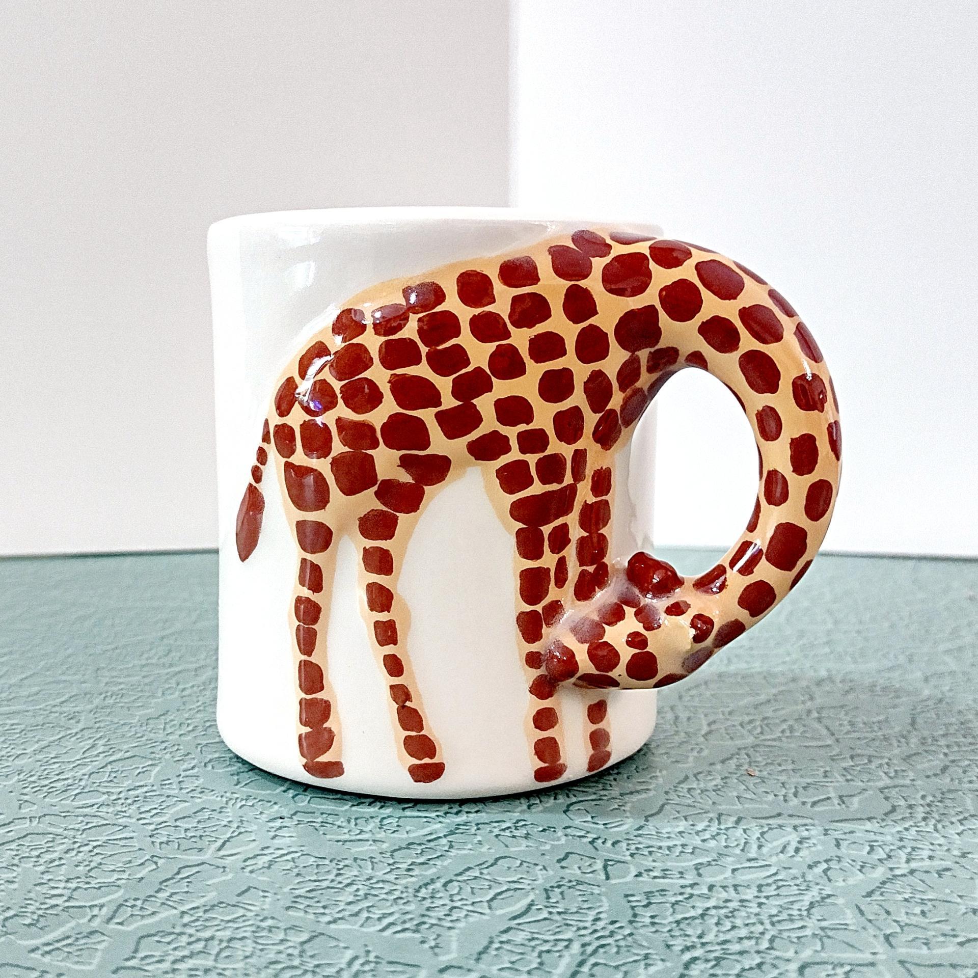 Vintage Fox Ceramic Coffee Tea Mug, Fox Figurative Mug