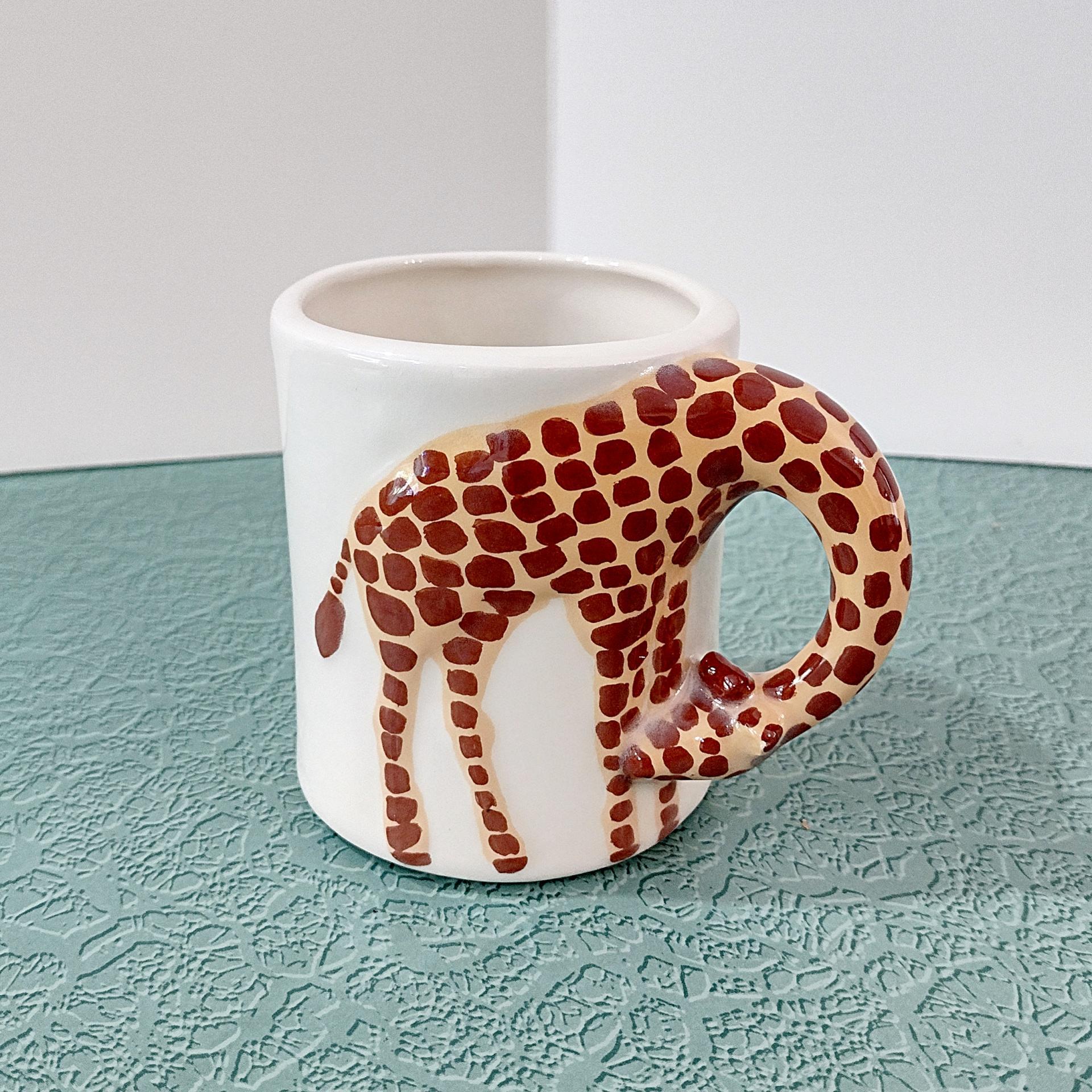 Vintage Fox Ceramic Coffee Tea Mug, Fox Figurative Mug