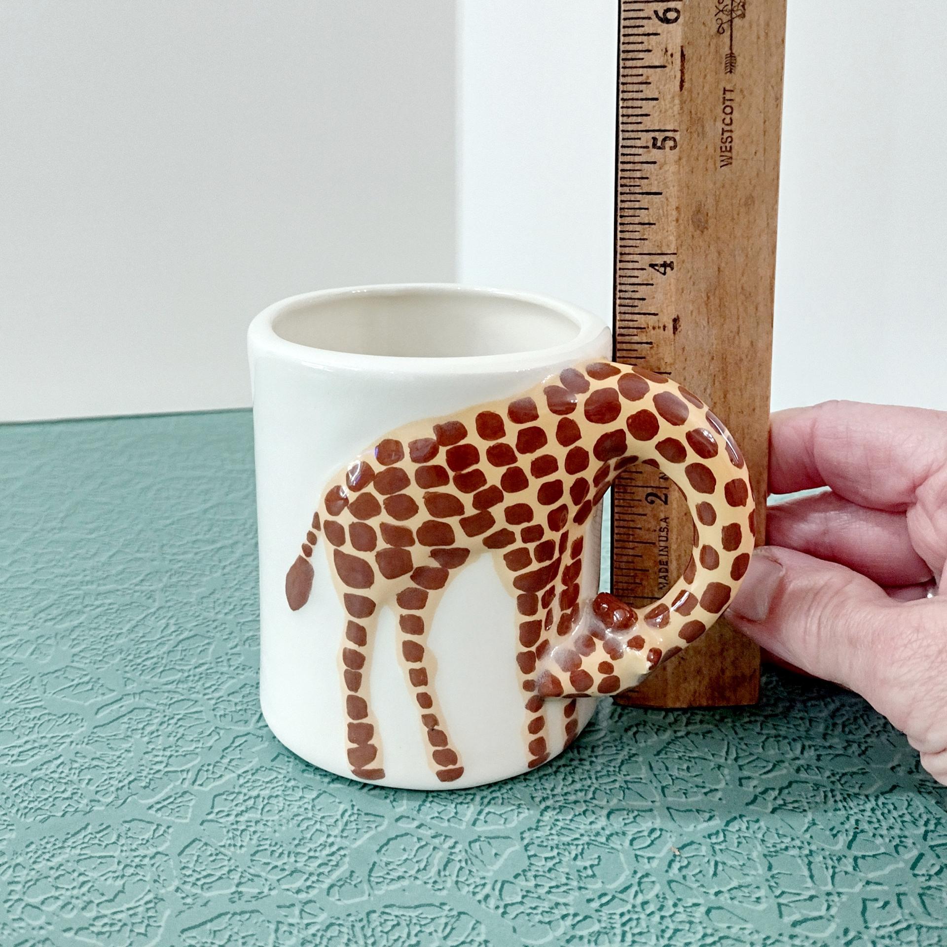 Vintage Fox Ceramic Coffee Tea Mug, Fox Figurative Mug