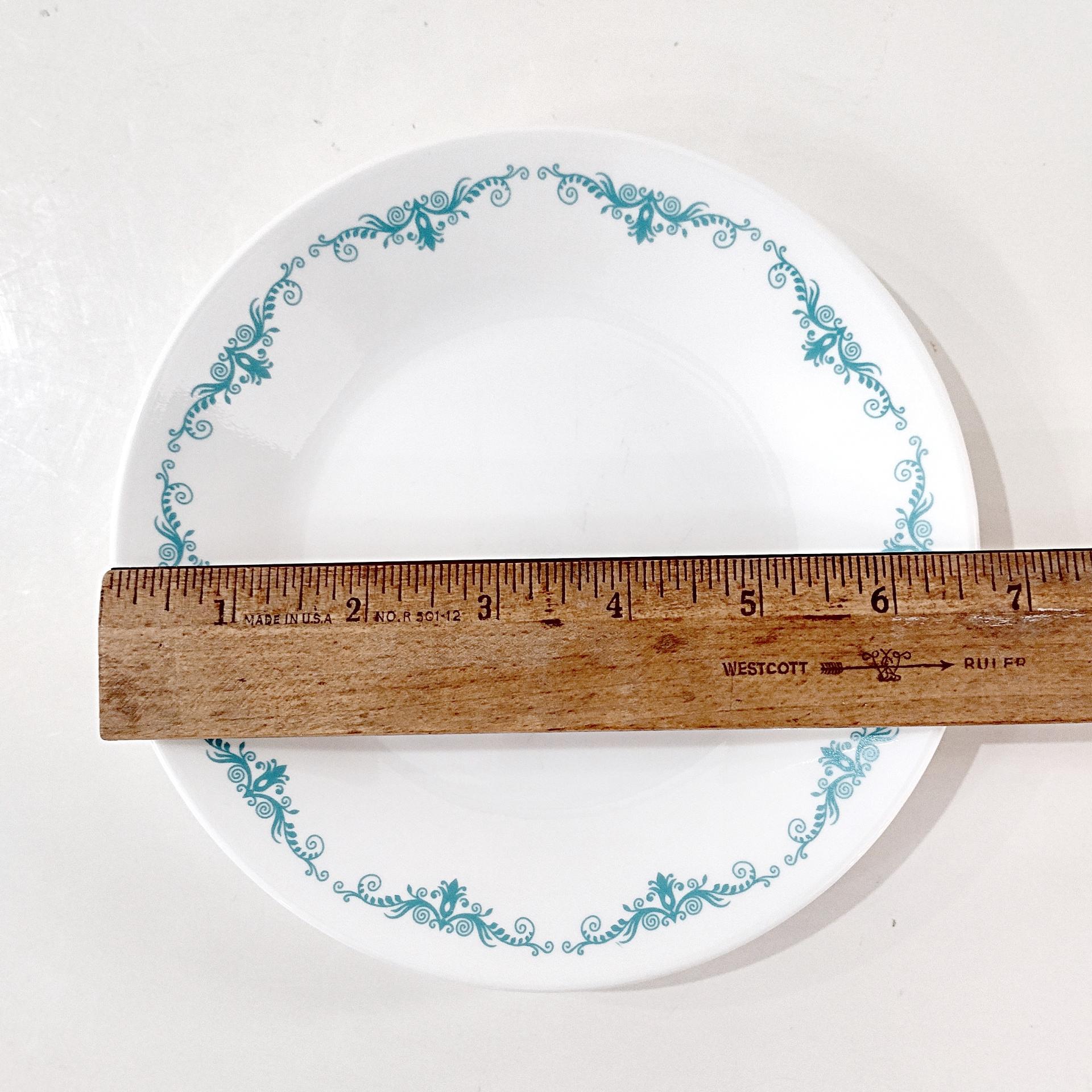  Vintage Corelle Garden Lace Bread Appetizer Snack Plates, Set of 2