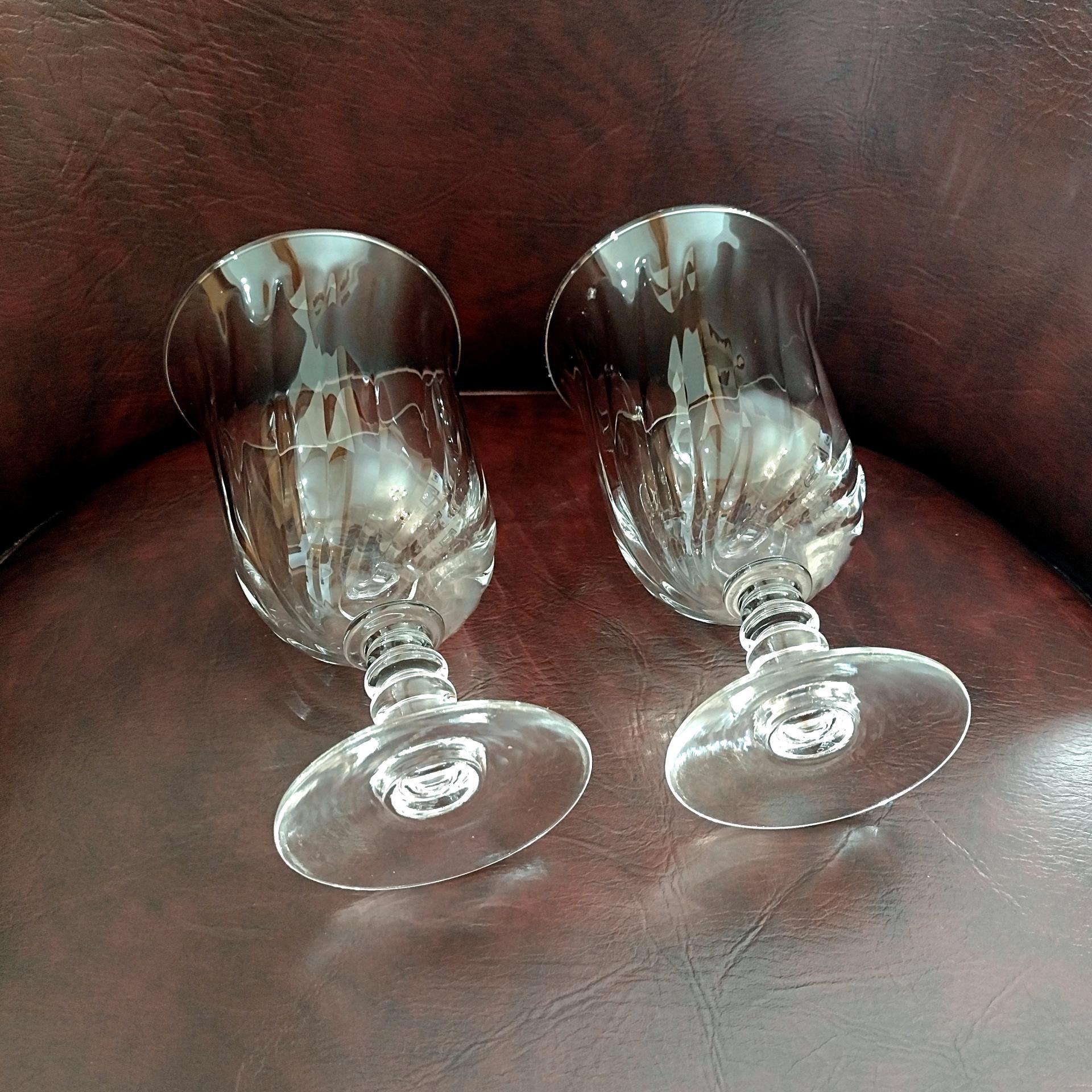 Vintage Gorham Crystal Gentry Clear Iced Tea Glasses, Set of 2