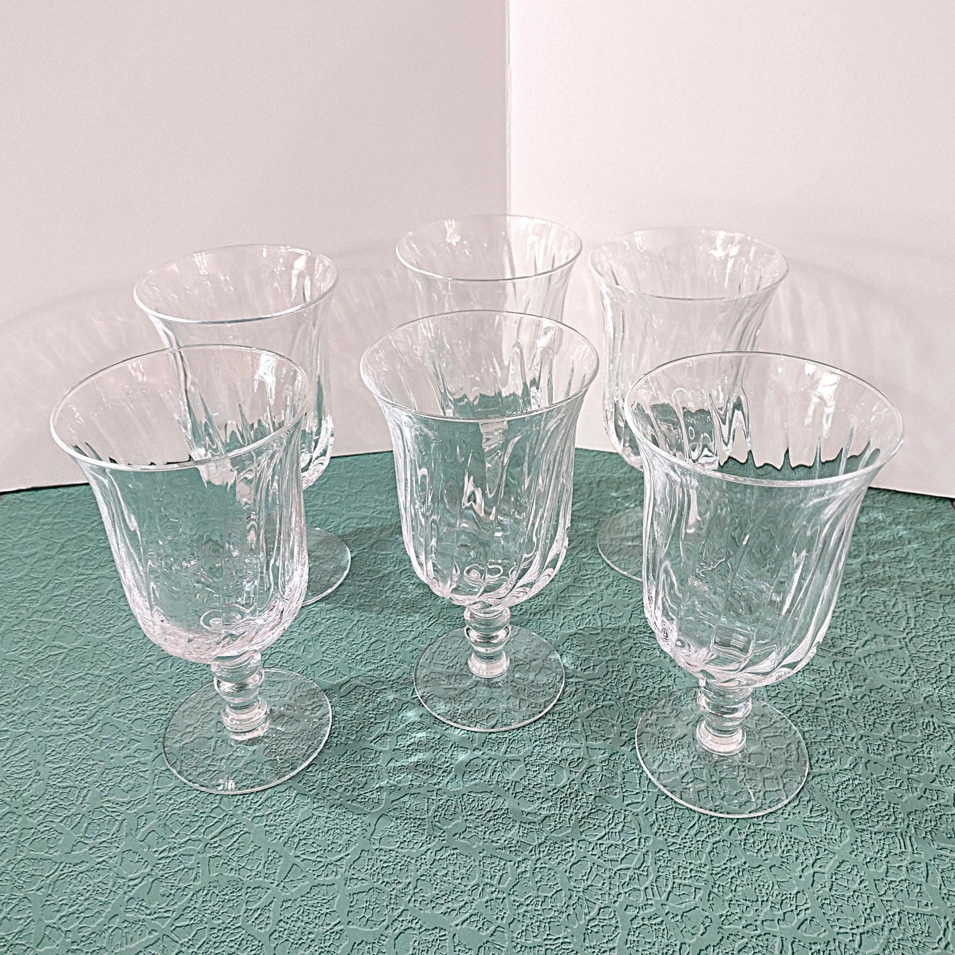 Vintage Gorham Crystal Gentry Clear Iced Tea Glasses, Set of 2