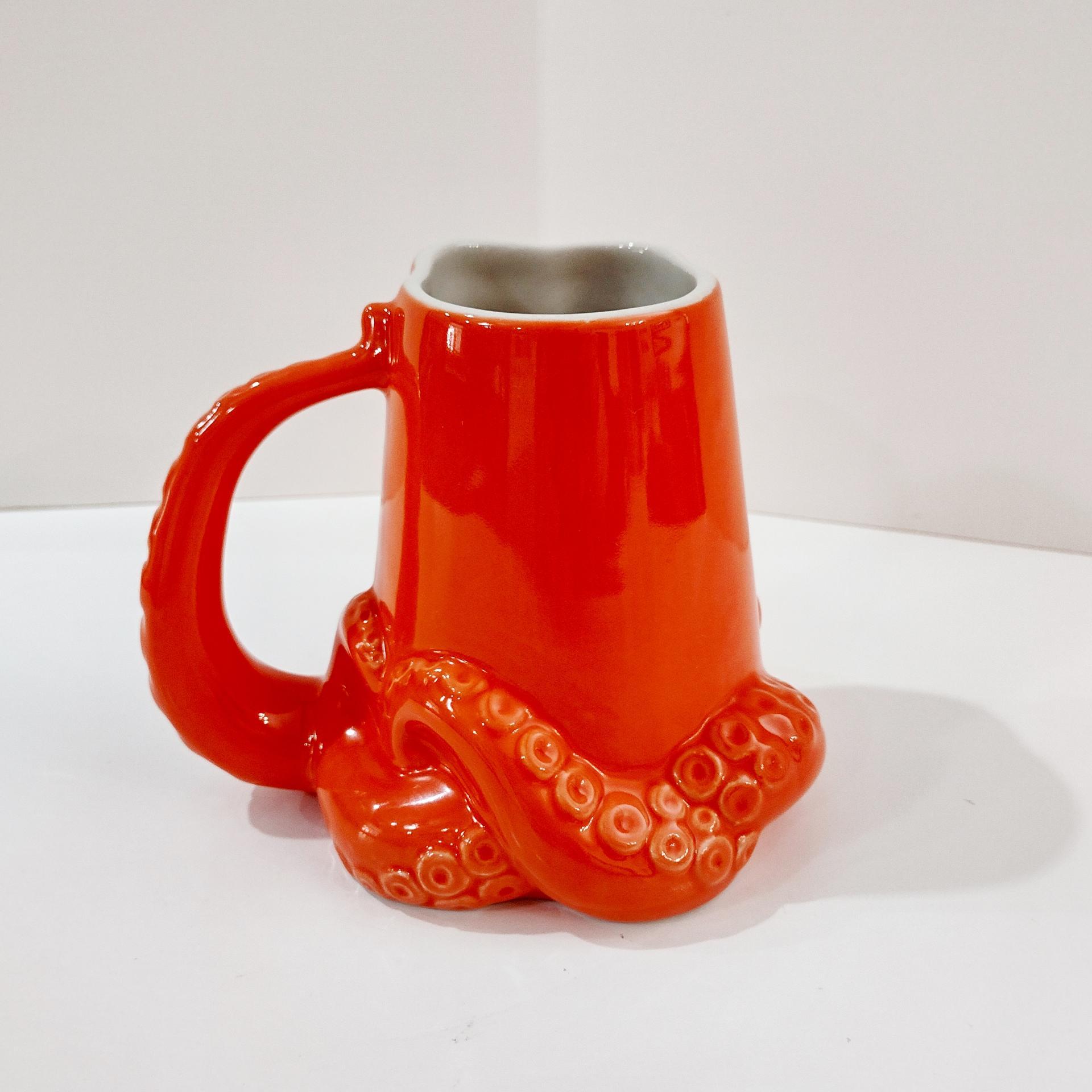 Finding Dory Hank Orange Octopus Mug, Disney Nemo Character Coffee Tea Mug
