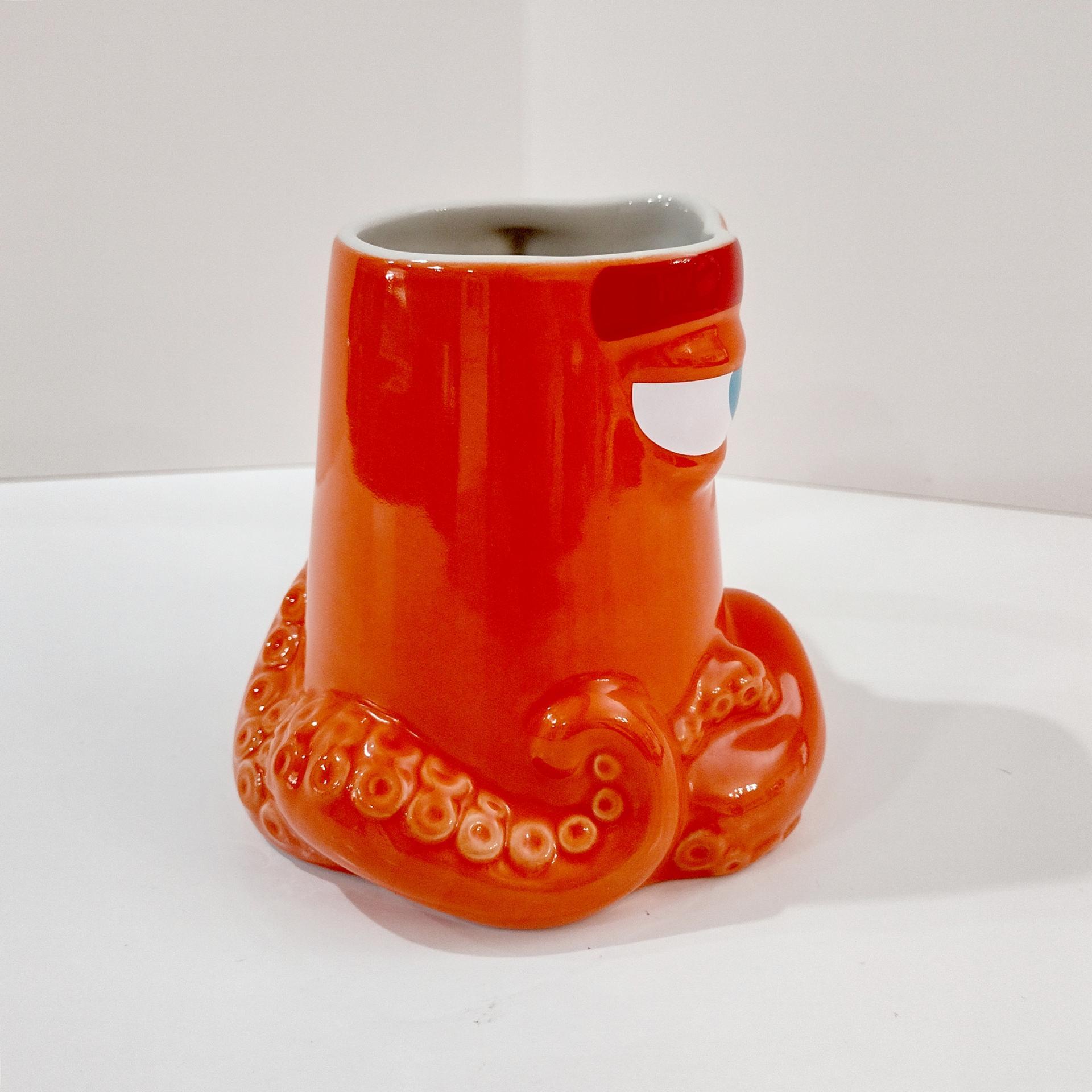 Finding Dory Hank Orange Octopus Mug, Disney Nemo Character Coffee Tea Mug