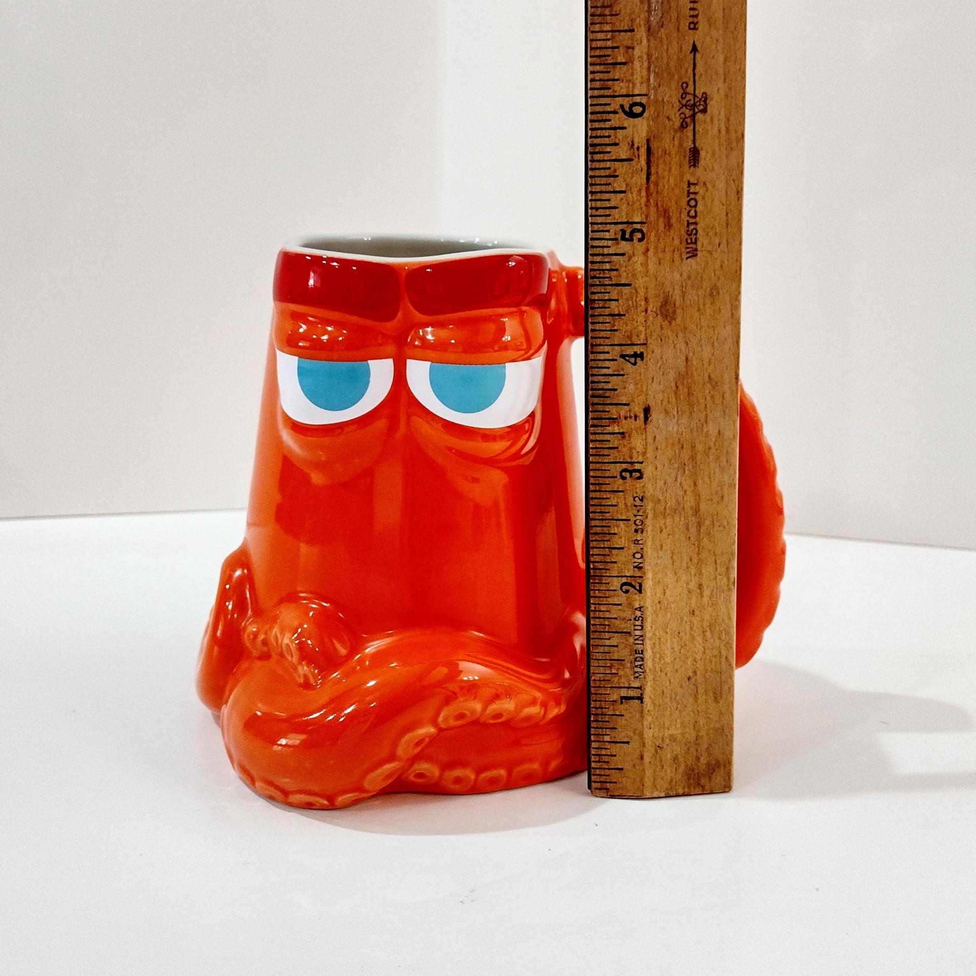 Finding Dory Hank Orange Octopus Mug, Disney Nemo Character Coffee Tea Mug