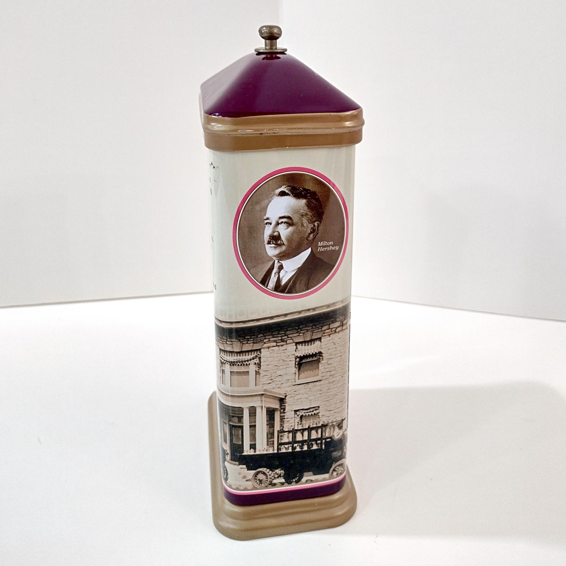 Vintage Hershey Cocoa House Tin Box, Retro Metal Storage Container