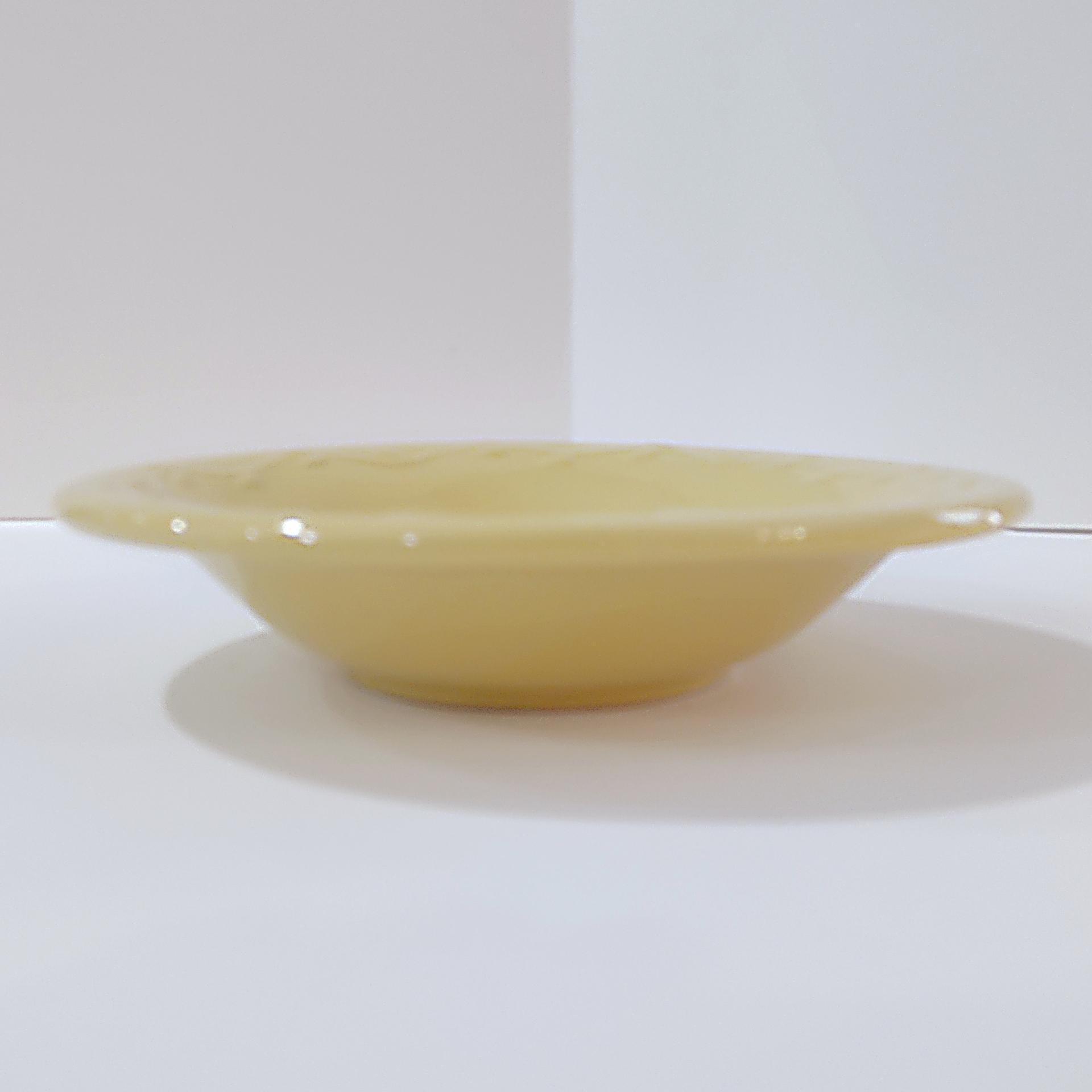 Vintage Home and Garden Party The Country Garden Collection Yellow Coupe Soup Cereal Salad Bowls, Set of Two