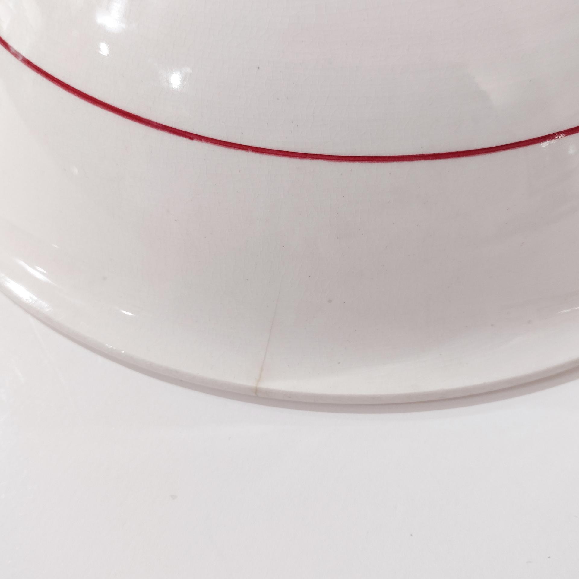 Vintage Societe Ceramique Maestricht Holland Boerenbont Earthenware Large Serving Bowl