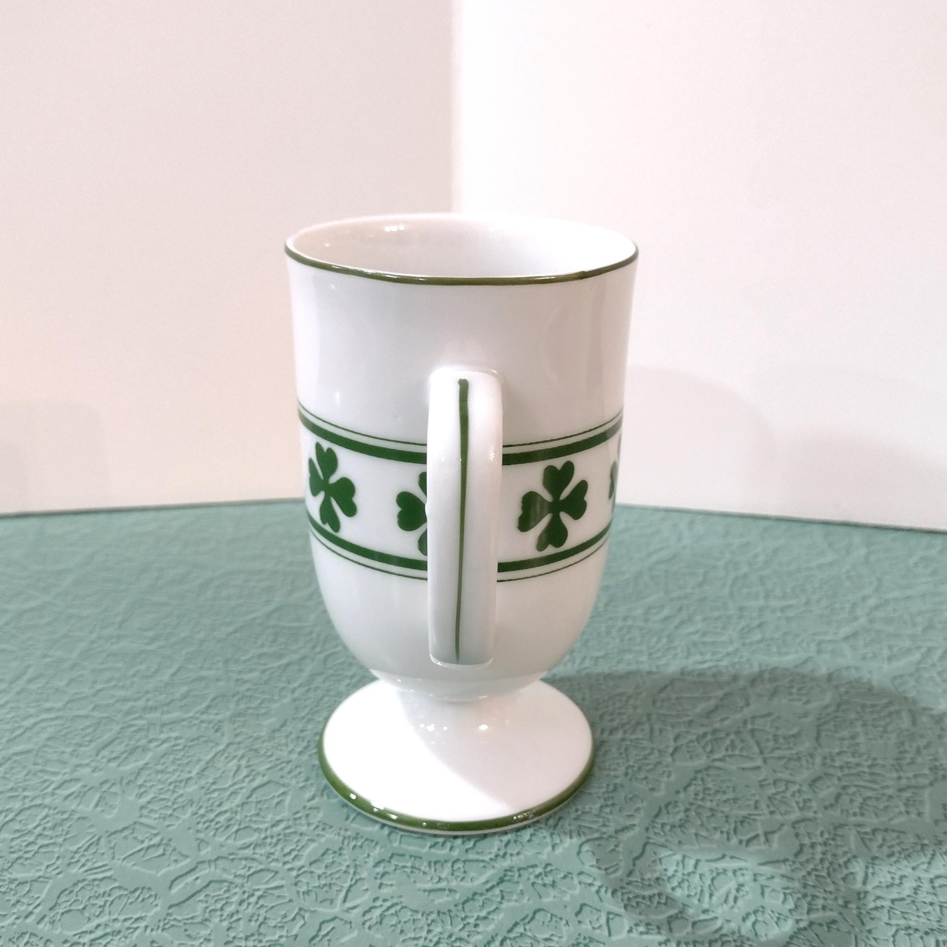 Shamrock Clover Irish Coffee Ceramic Mug, St. Patrick's Day Gift