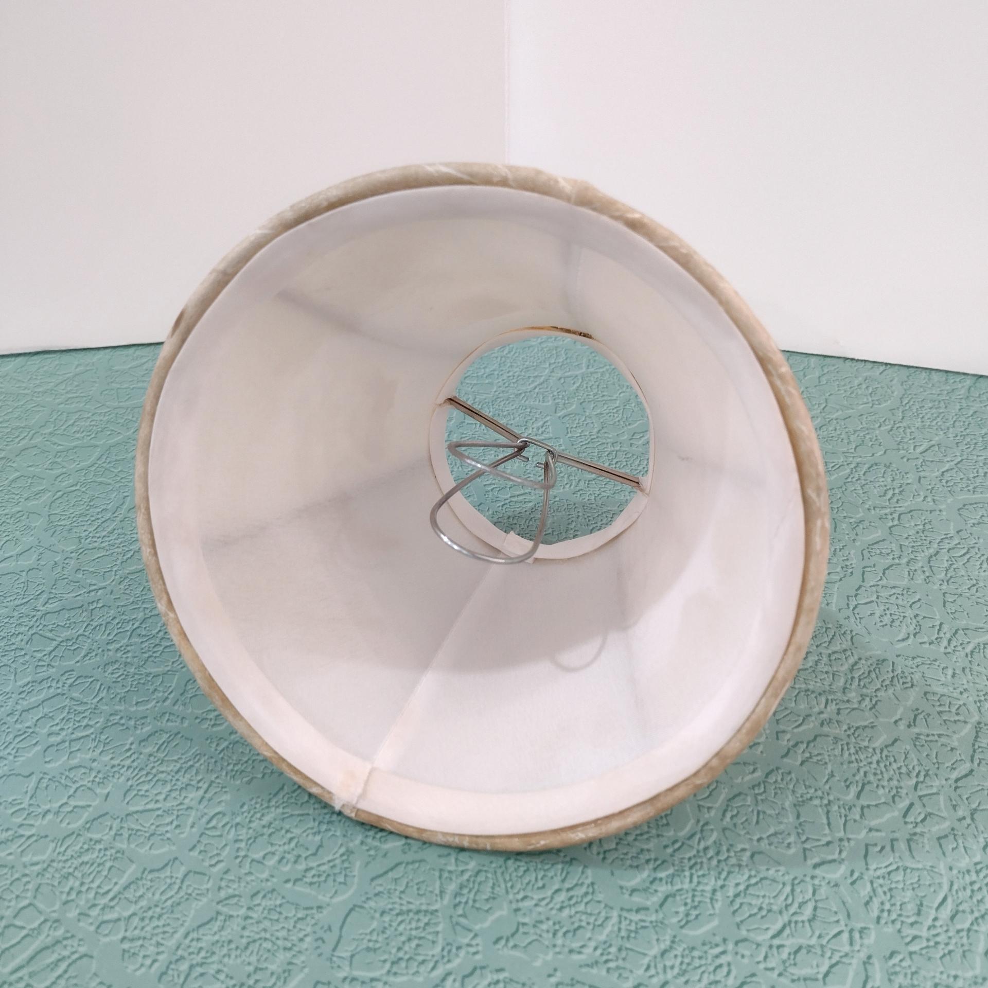 Vintage Faux Animal Leather Mini Bell Lamp Shade