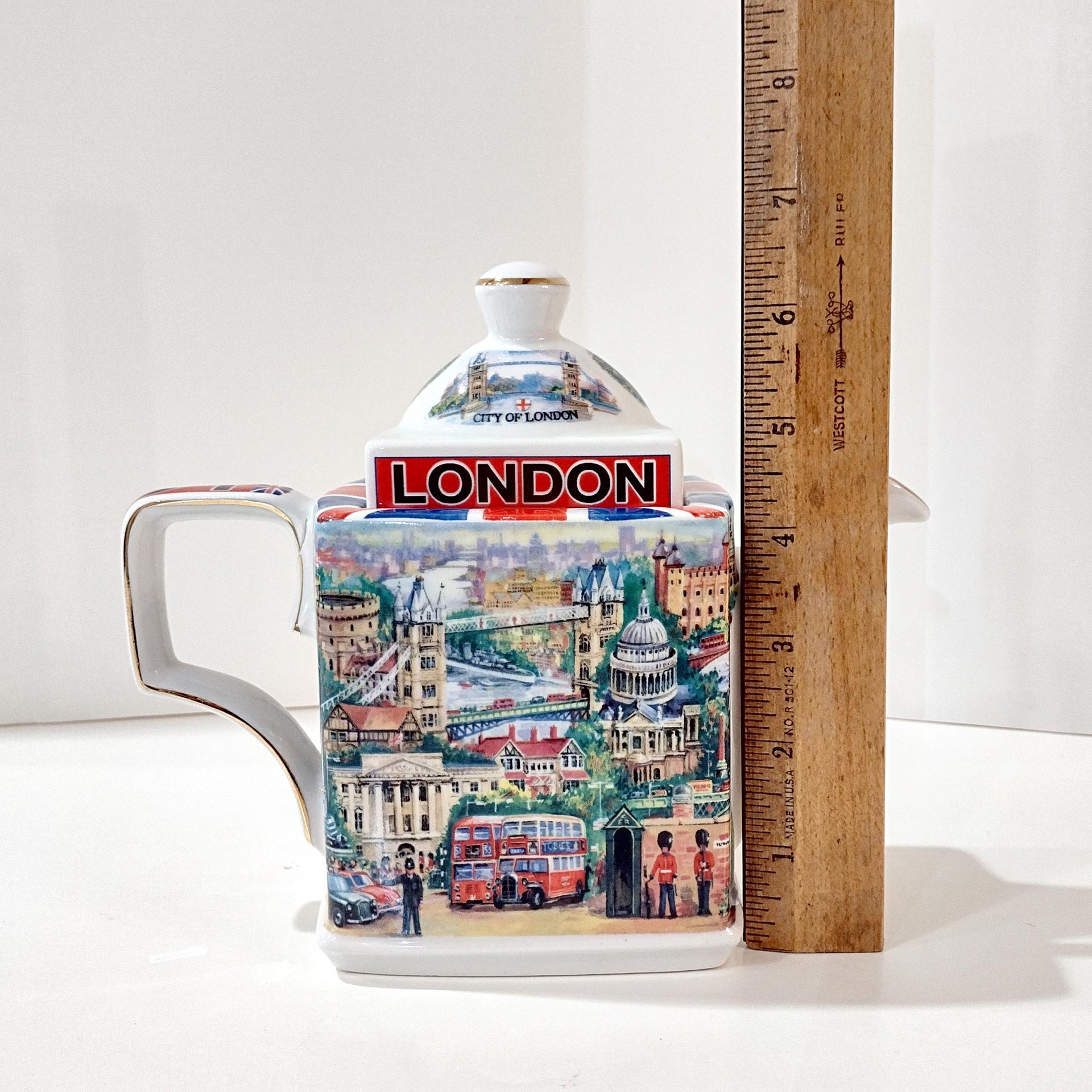 Vintage James Sadler City of London Teapot, Best of British Collection Tea Pot