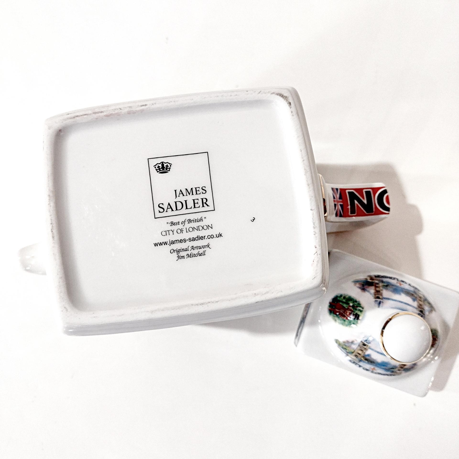 Vintage James Sadler City of London Teapot, Best of British Collection Tea Pot