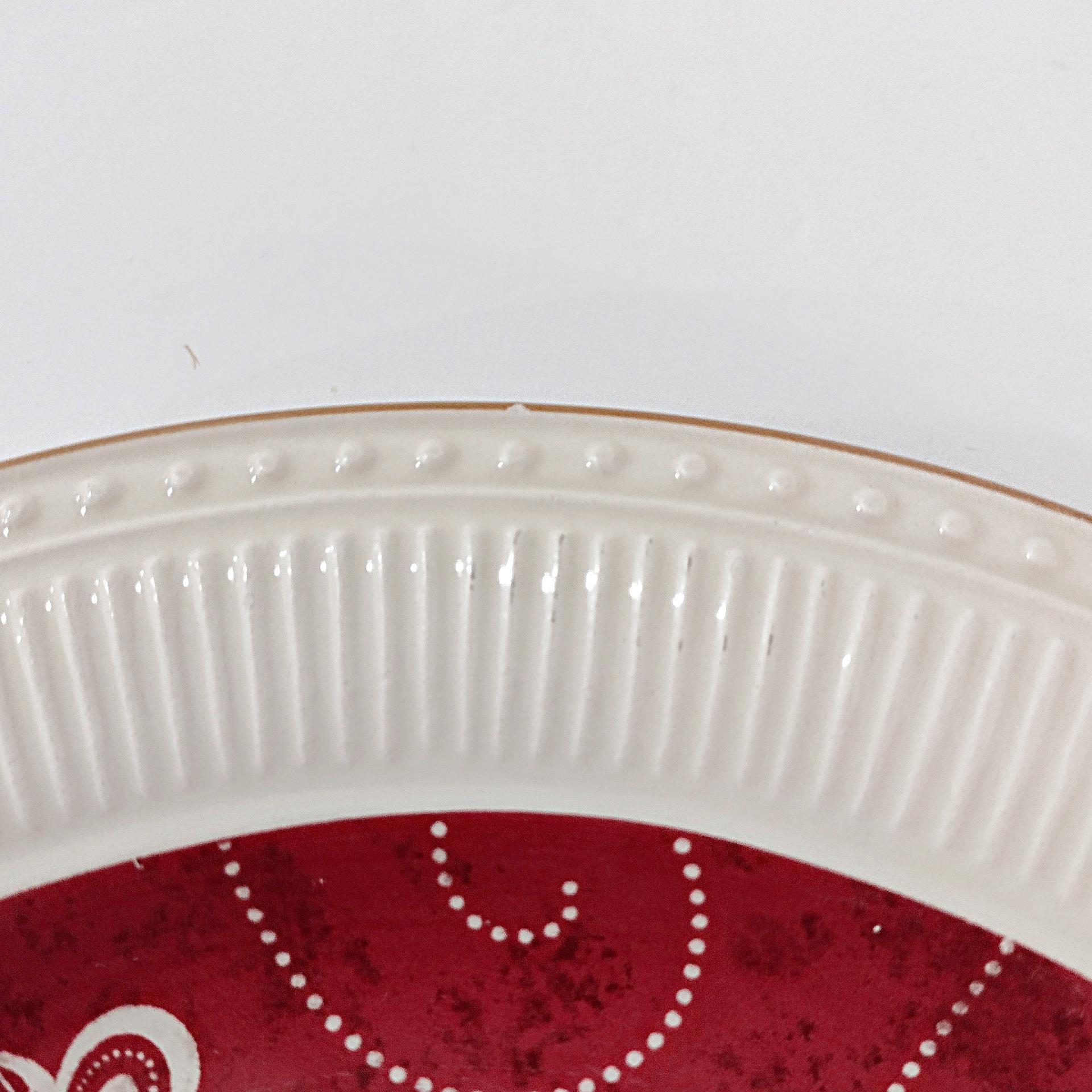 Vintage Pier One Maribeth Ironstone Floral Dinner Plate