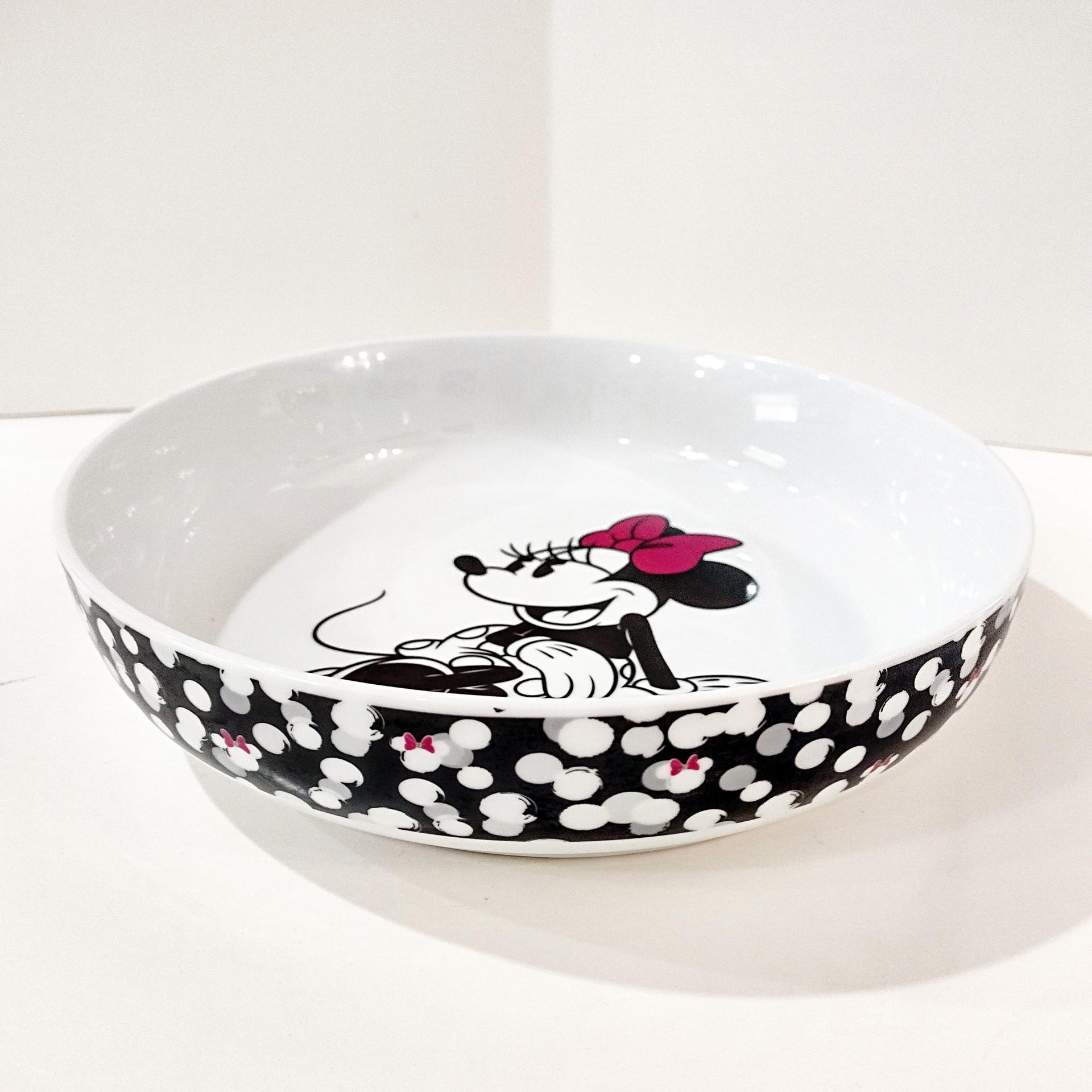 Vintage Mini Mouse Polka Dot Dinner Pasta Bowl