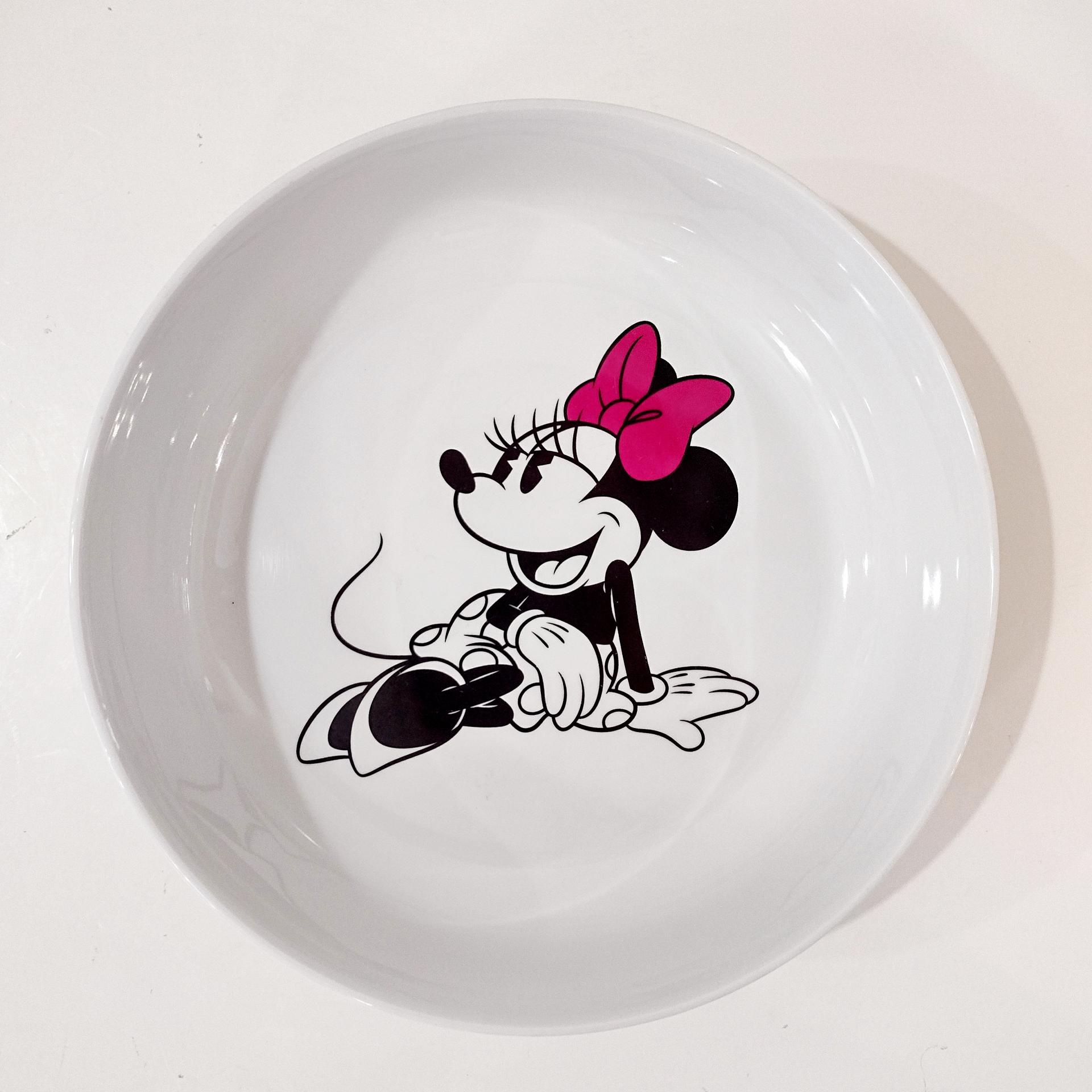 Vintage Mini Mouse Polka Dot Dinner Pasta Bowl