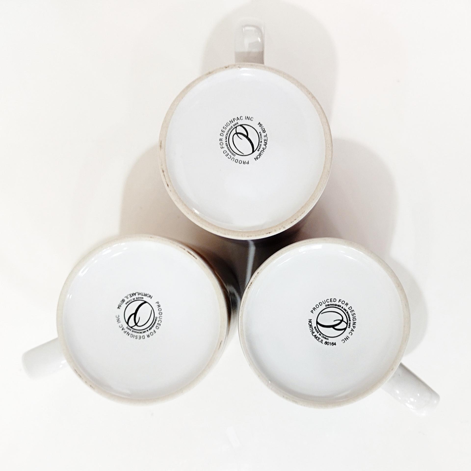 Vintage Mindy Cain Gardening Angel Mugs, Set of Three