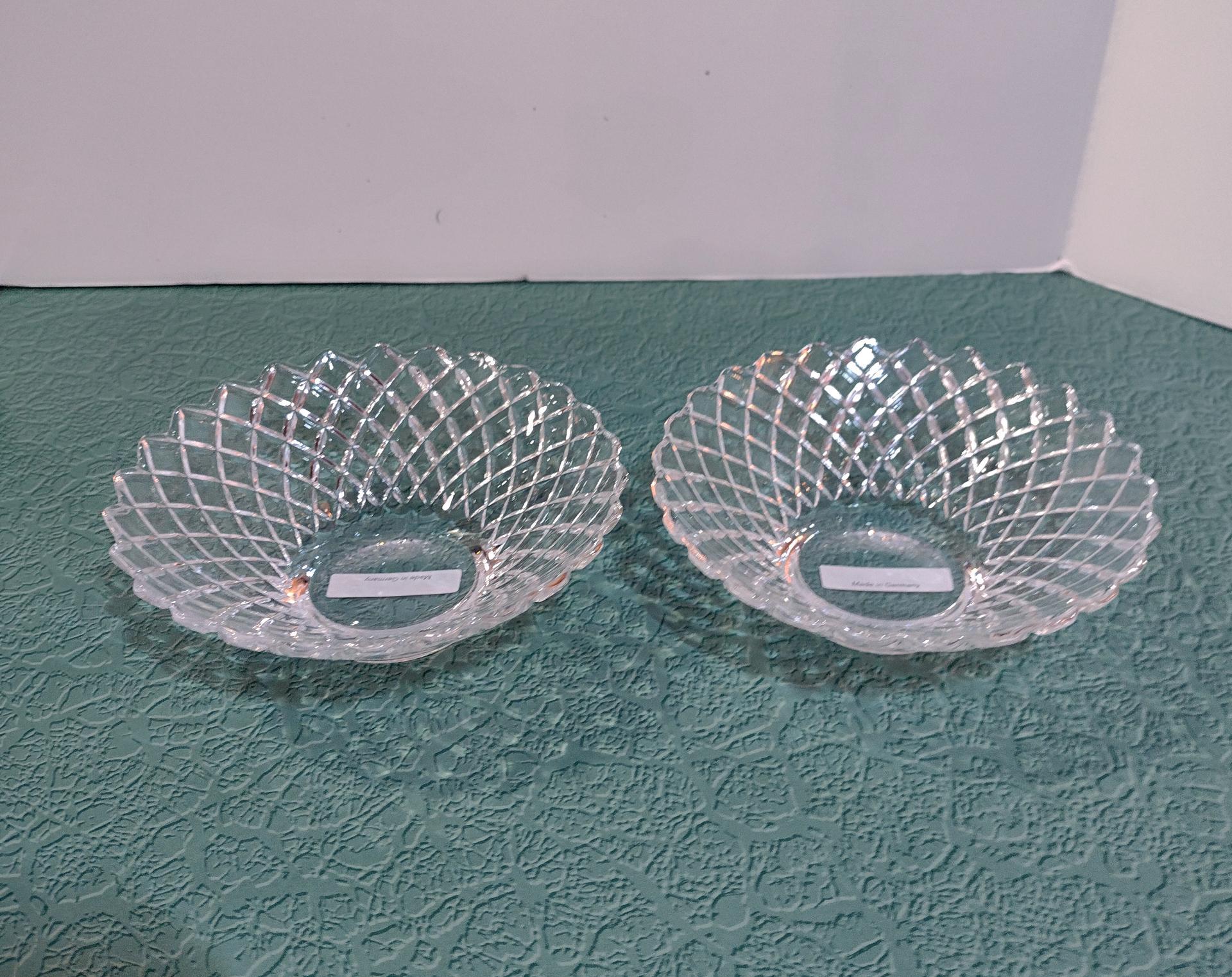 Nachtmann Crystal Bowls, Set of Two