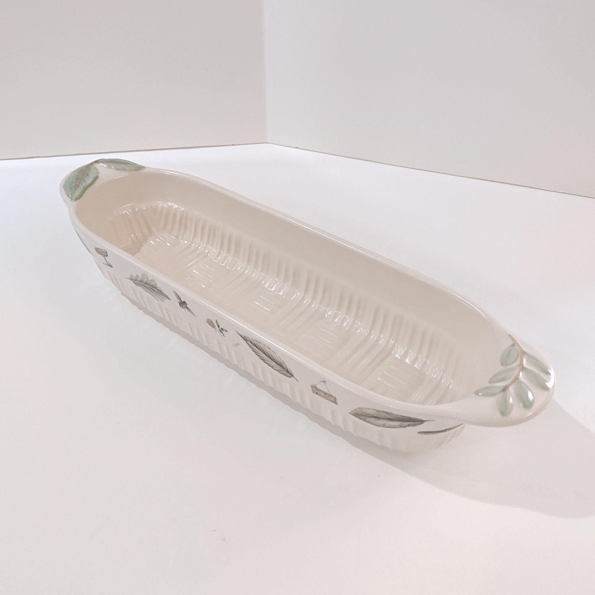 Vintage Pfaltzgraff Naturewood Stoneware Cracker Server Boat, Windowsill Flower Planter Pot