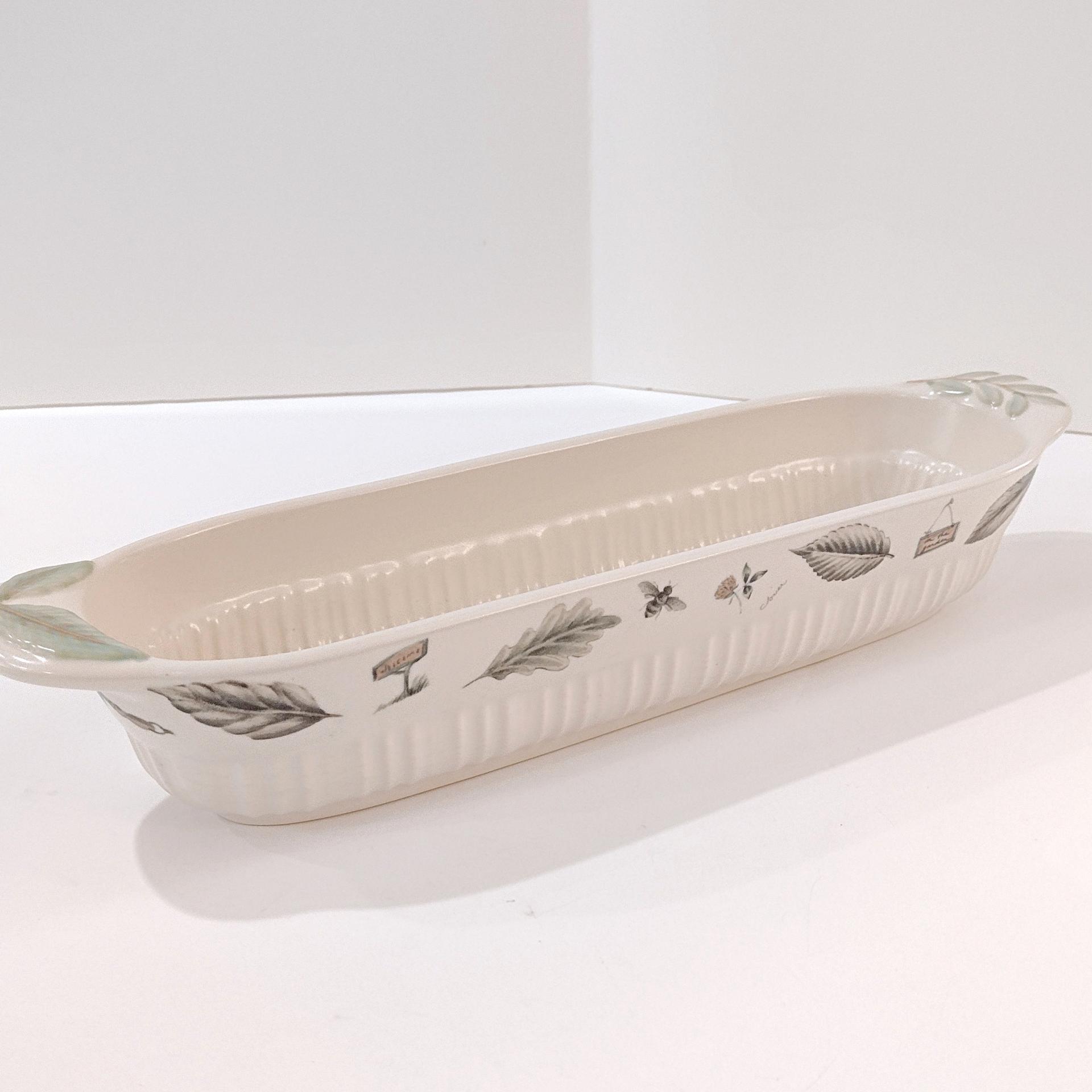 Vintage Pfaltzgraff Naturewood Stoneware Cracker Server Boat, Windowsill Flower Planter Pot